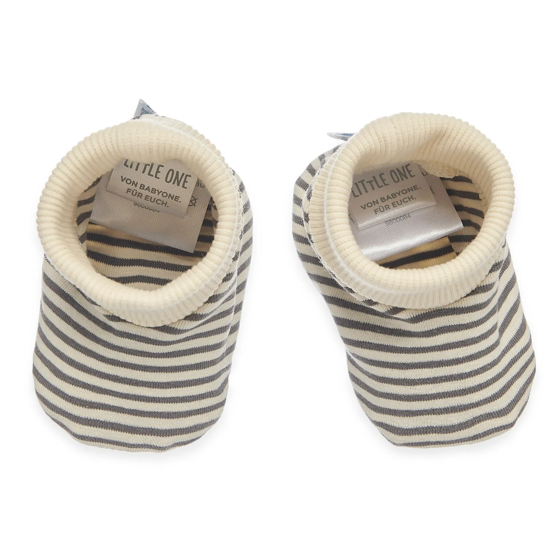 gestreifte Babyschuhe