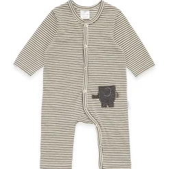 gestreifter Schlafanzug Elefant