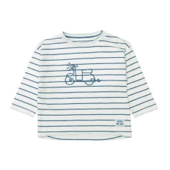 gestreiftes Langarmshirt Moped