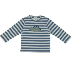 gestreiftes Langarmshirt Dino