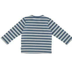 gestreiftes Langarmshirt Dino