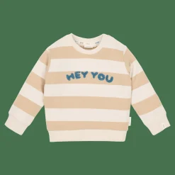 gestreiftes Sweatshirt Hey You