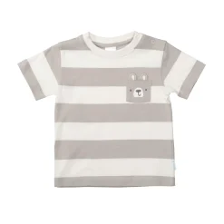 gestreiftes T-Shirt Bär