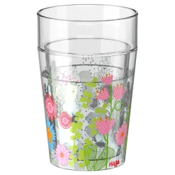 Glitzerbecher Blumen