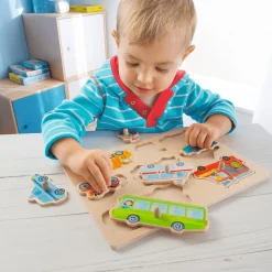 Greifpuzzle Fahrzeug-Welt
