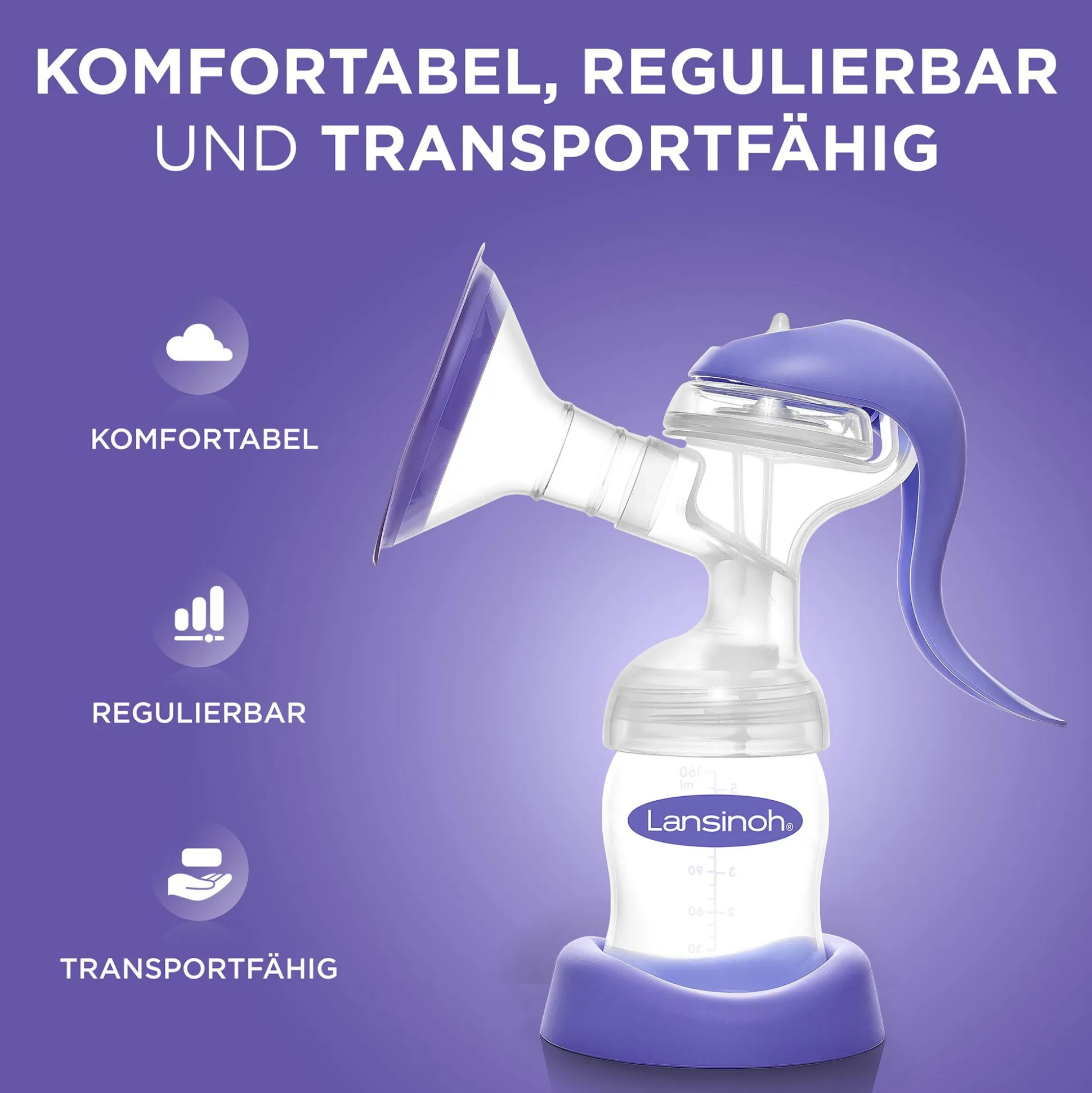 Handmilchpumpe Weithals