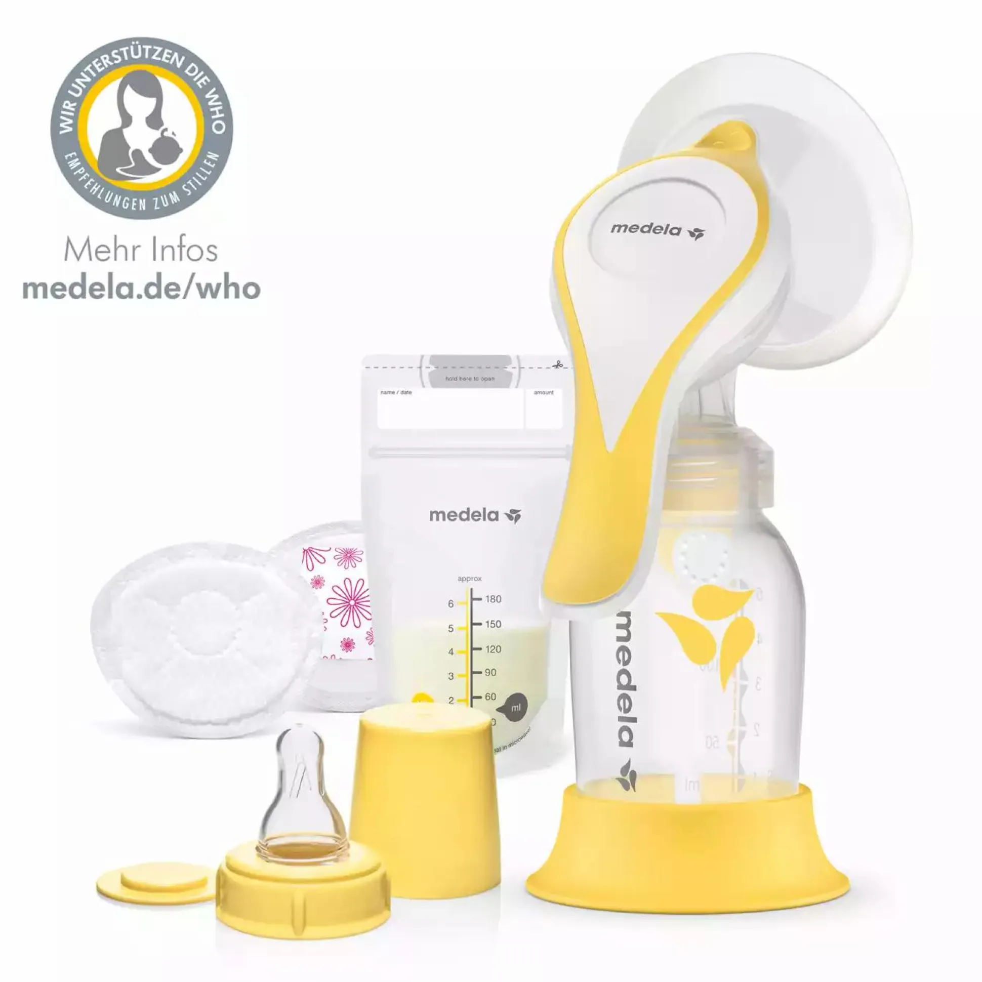 Harmony Flex Hand-Milchpumpe Essential-Set