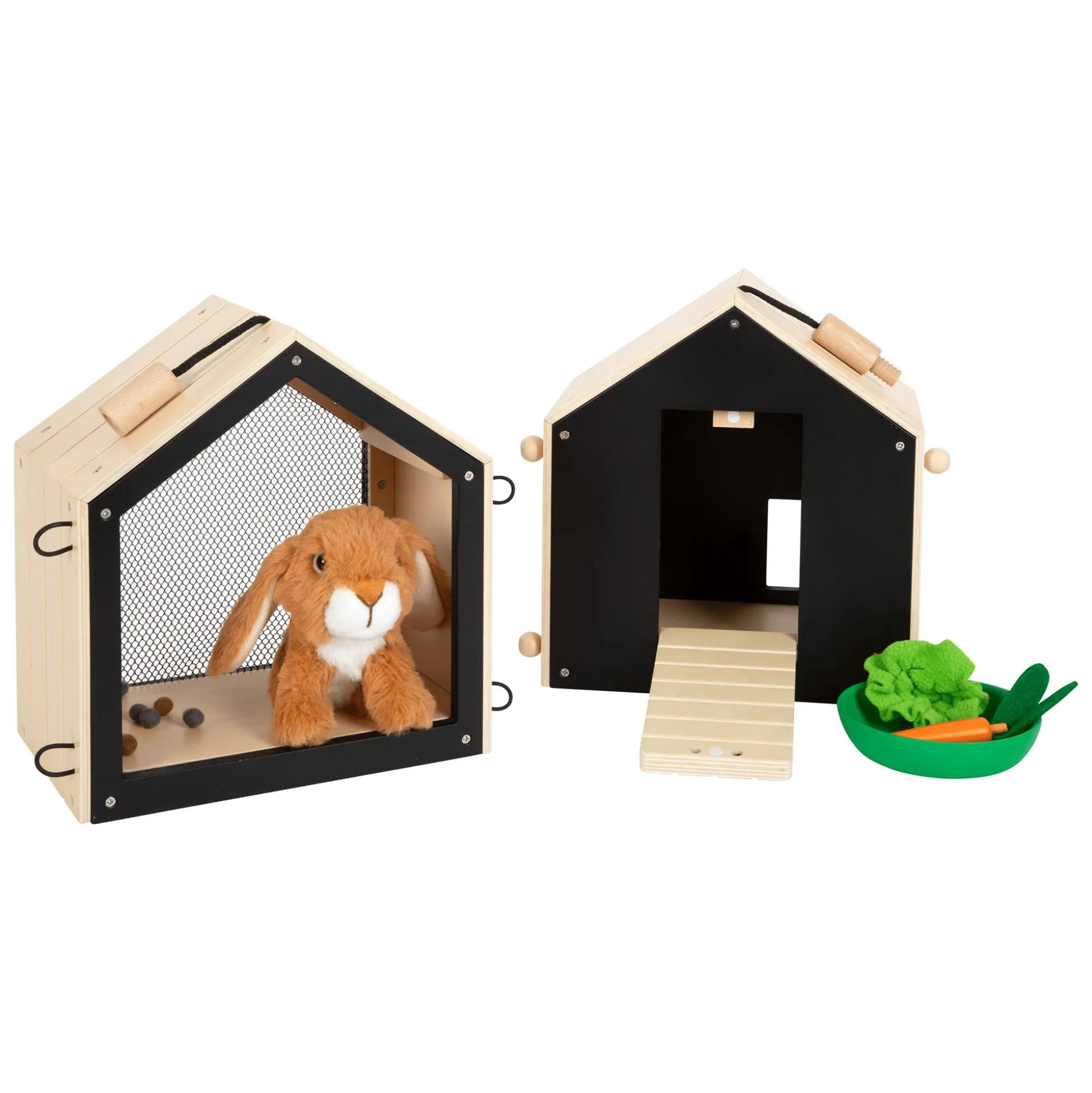 Hasenstall mit Auslauf