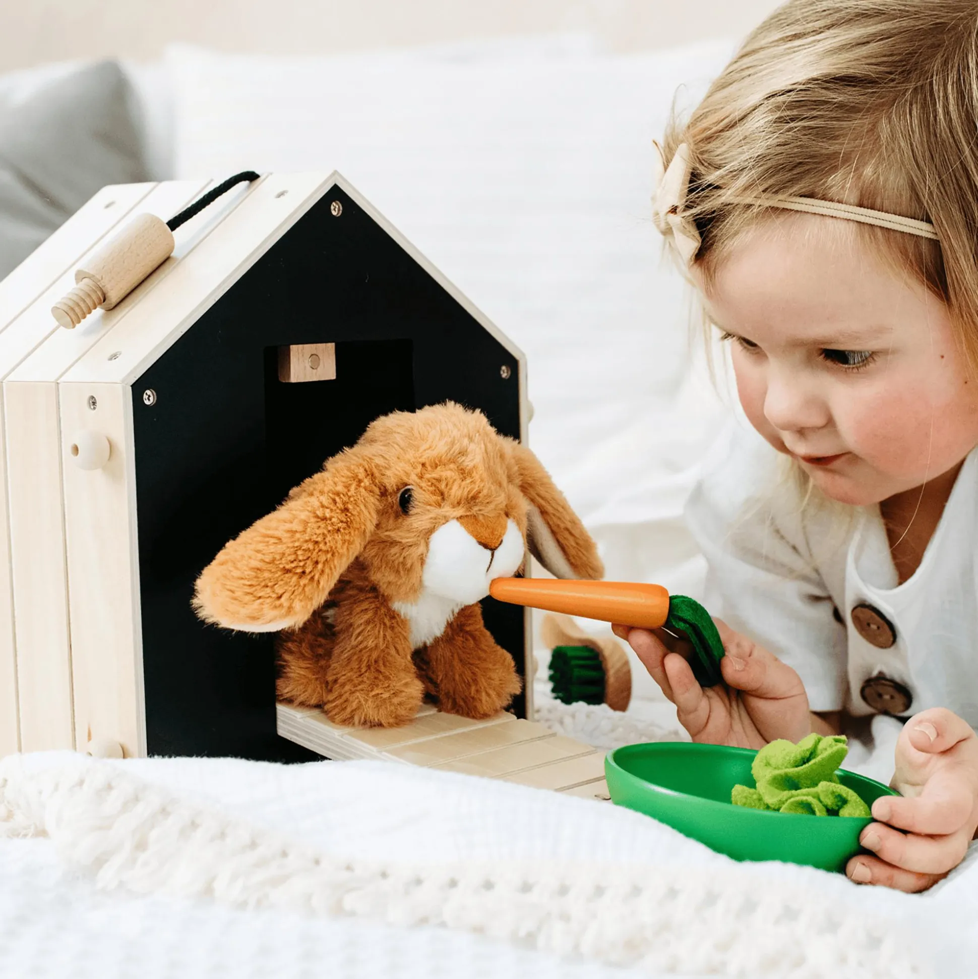 Hasenstall mit Auslauf