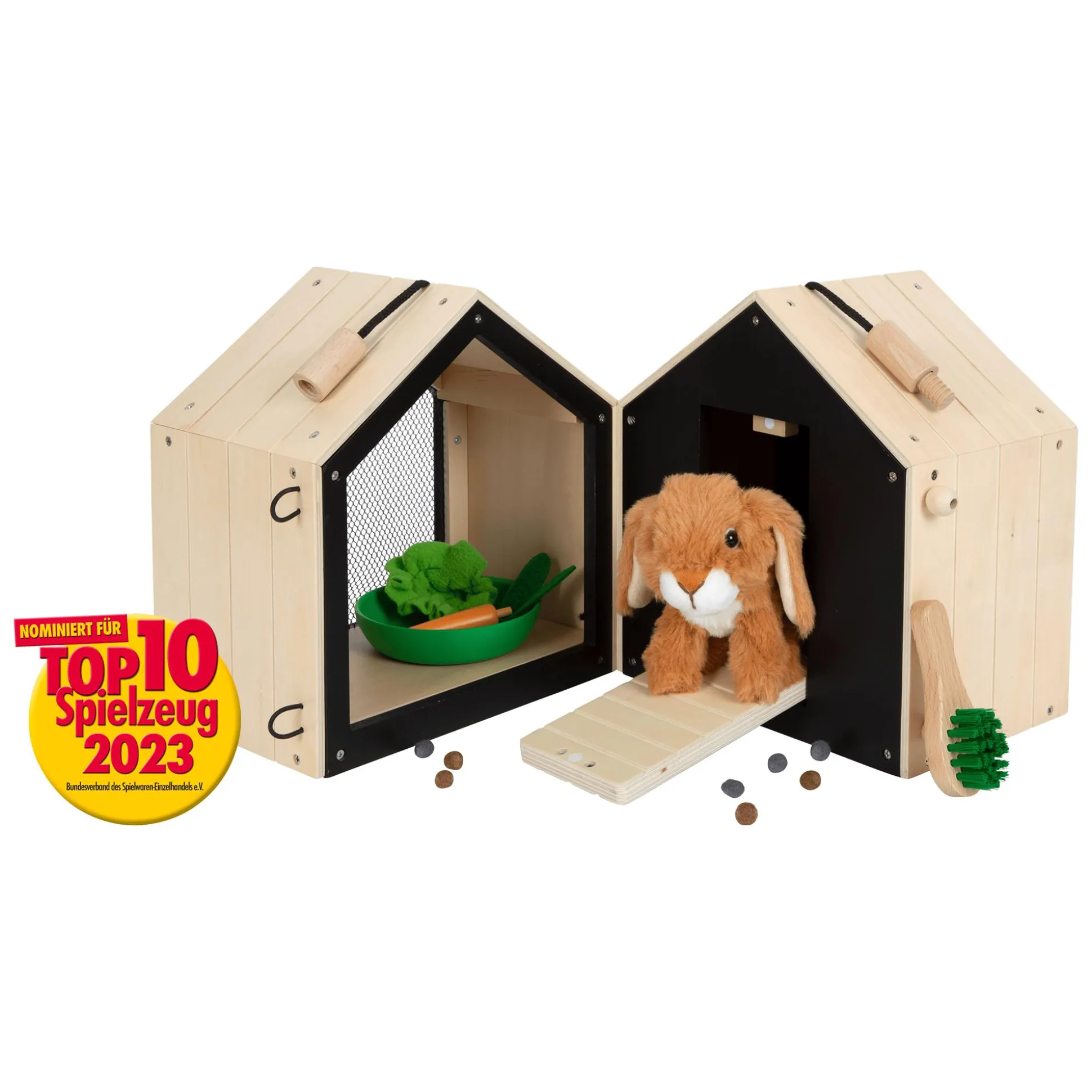 Hasenstall mit Auslauf