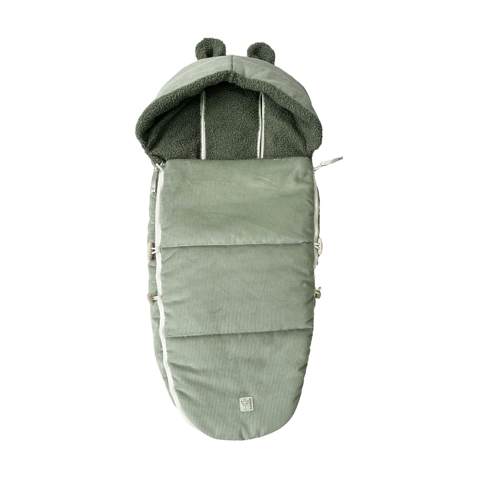 HAU KEA Fleece Fußsack Mineral Green