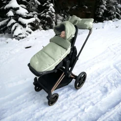 HAU KEA Fleece Fußsack Mineral Green