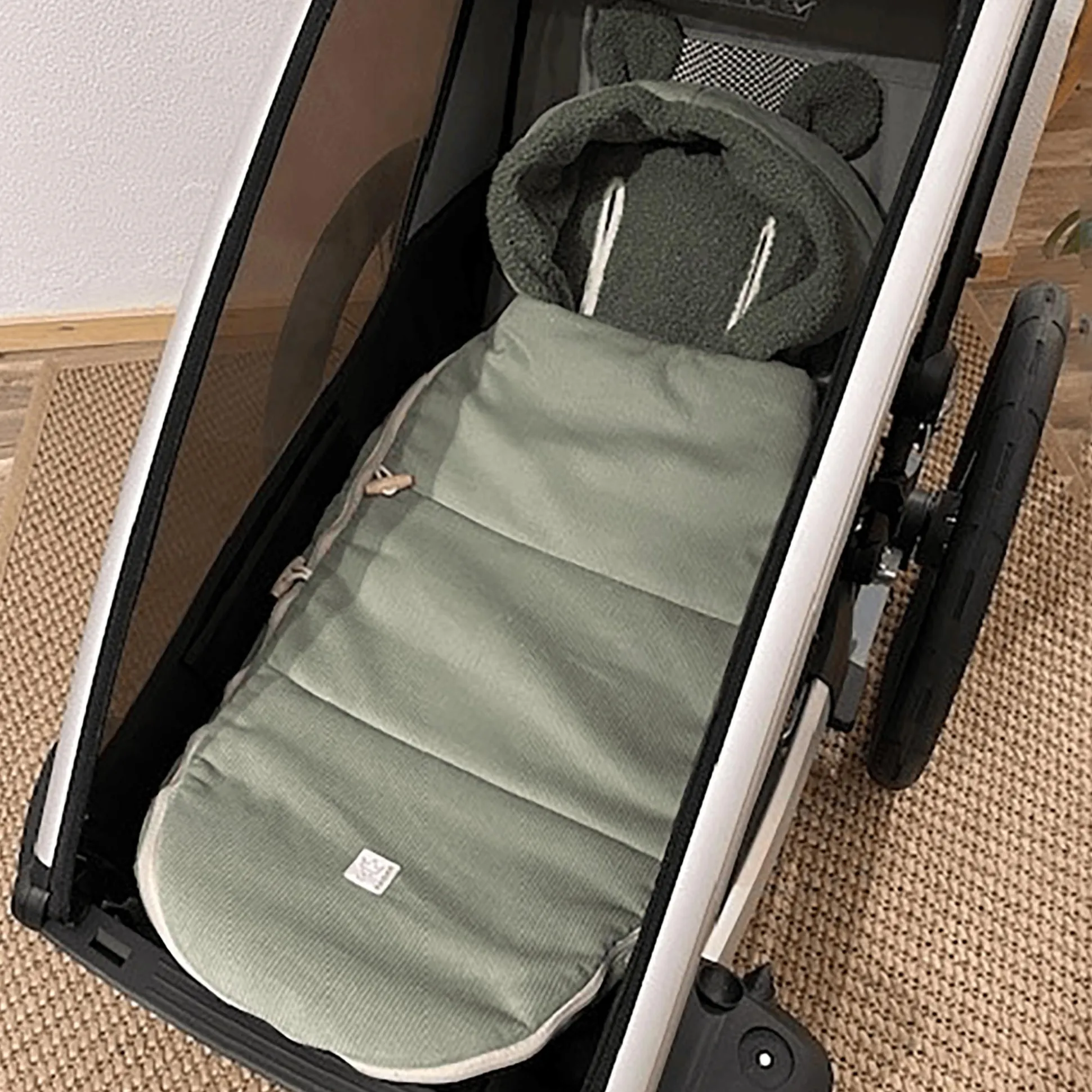 HAU KEA Fleece Fußsack Mineral Green