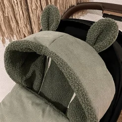 HAU KEA Fleece Fußsack Mineral Green