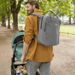 Henkel-Rucksack Elefantengrau