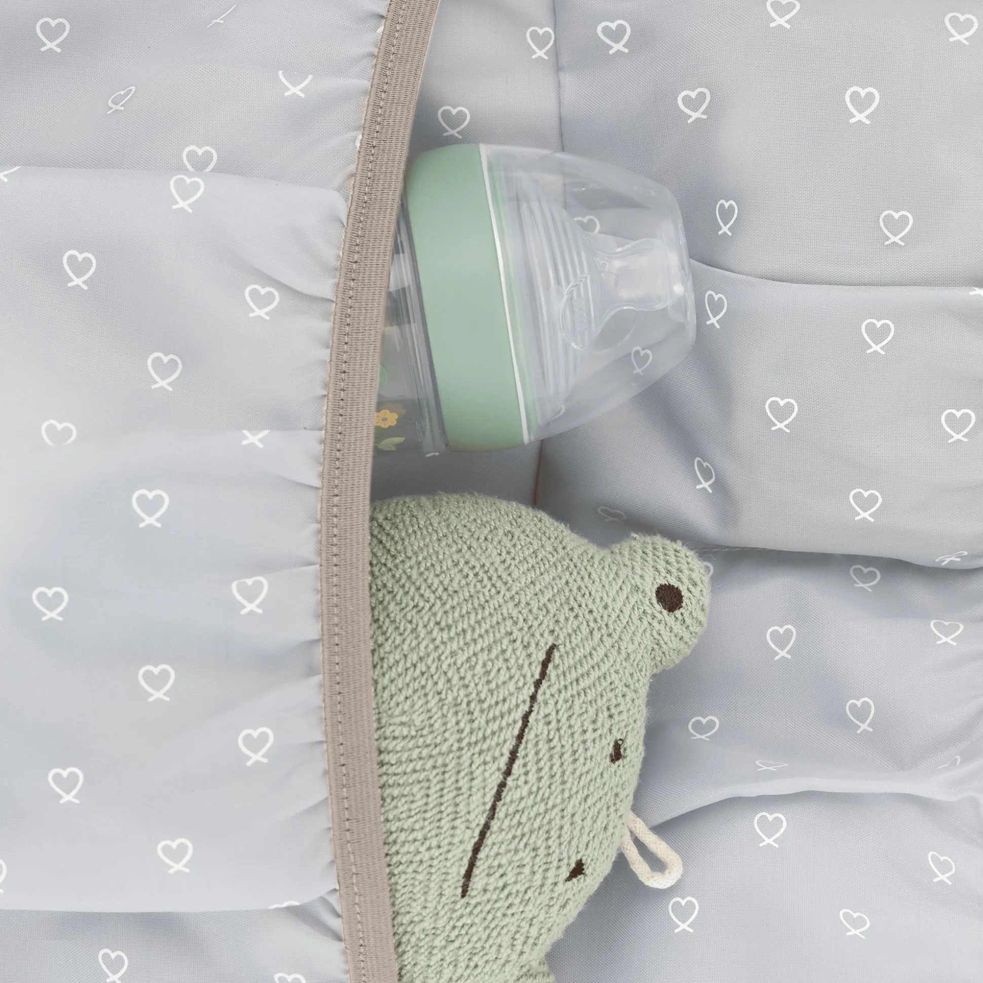 Henkel-Rucksack Kangurubeige