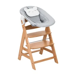 Hochstuhl mit Newborn Set Alpha Premium Nature Grey
