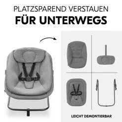 Hochstuhl-Wippe Dark Grey