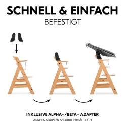 Hochstuhl-Wippe Dark Grey