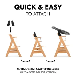 Hochstuhl-Wippe Dark Grey