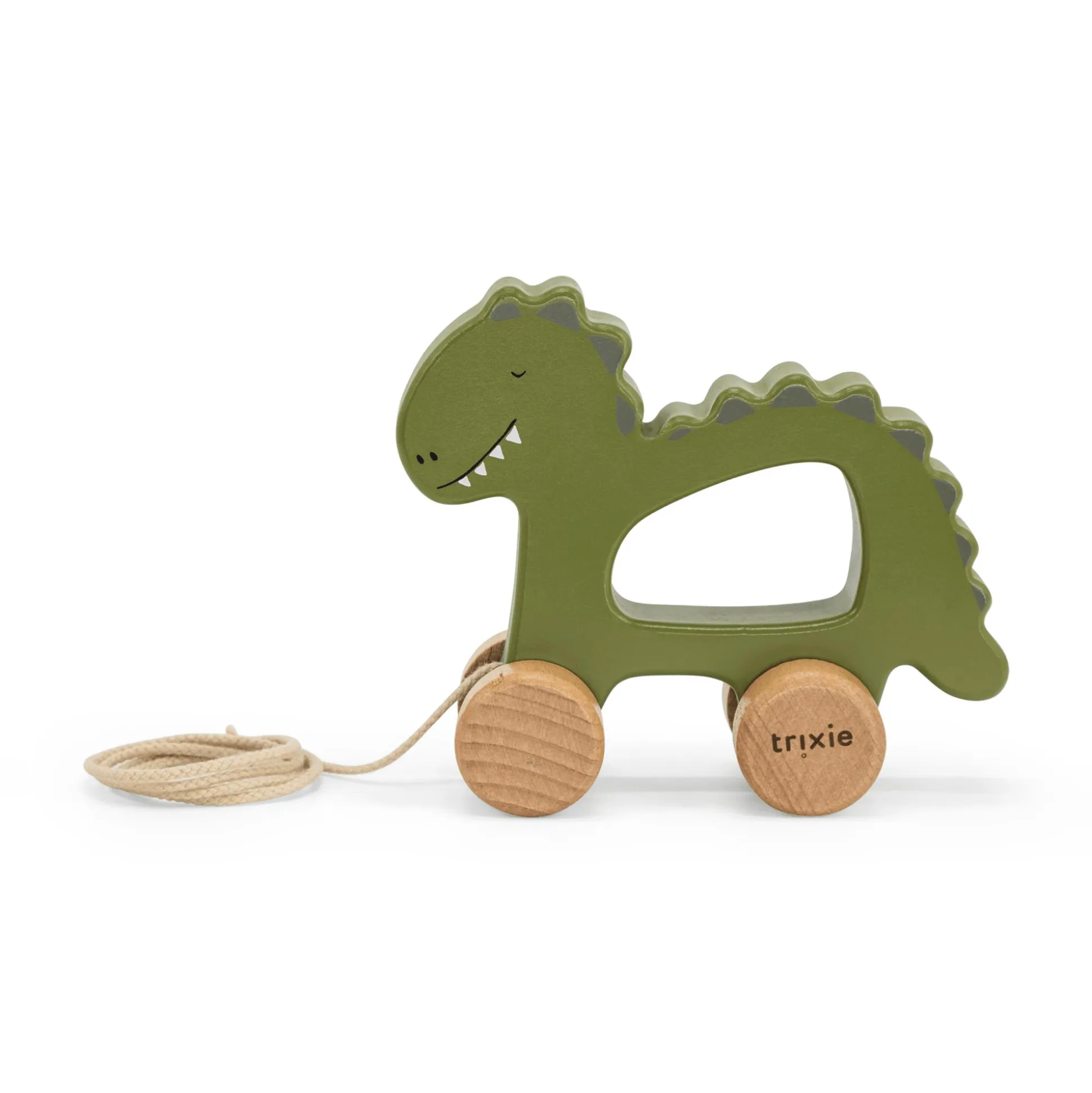 Holz Nachziehtier Mr. Dino