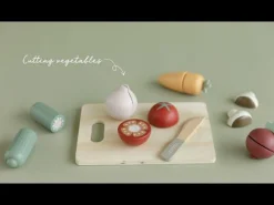 Holz-Gemüse zum Schneiden