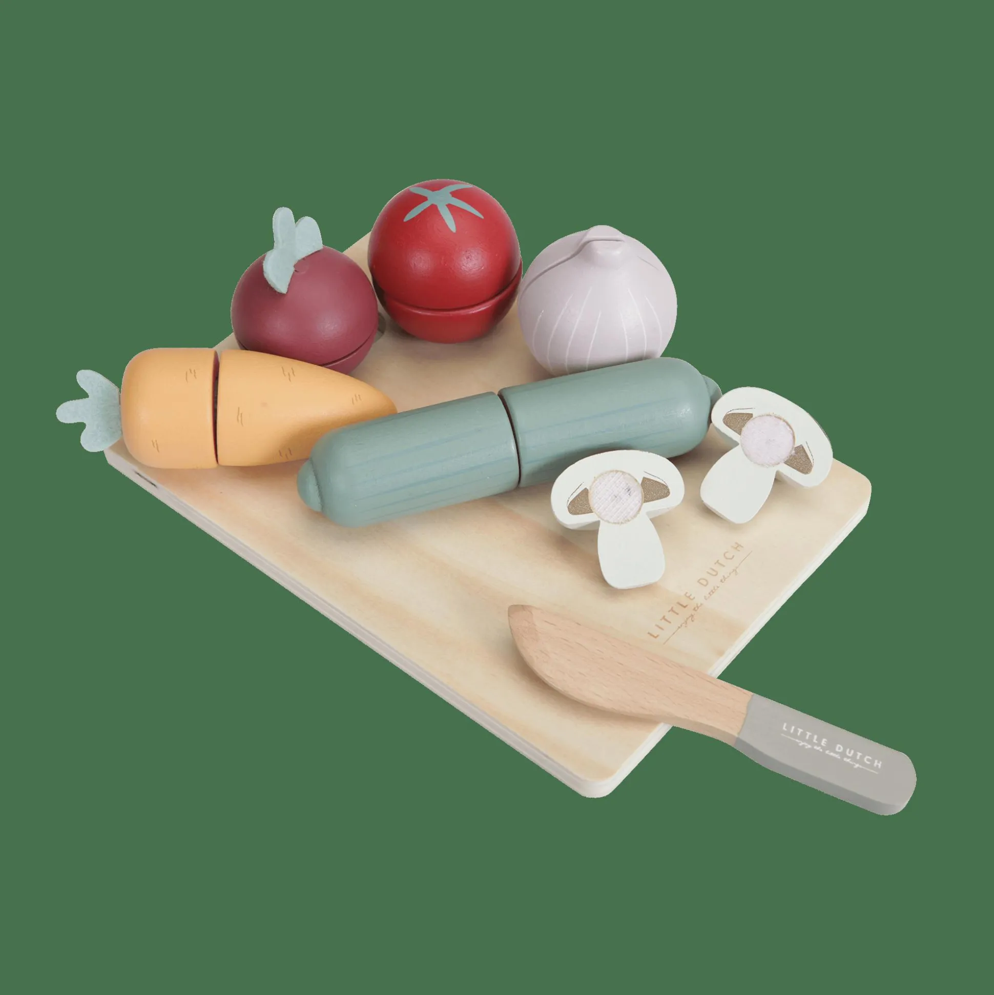 Holz-Gemüse zum Schneiden