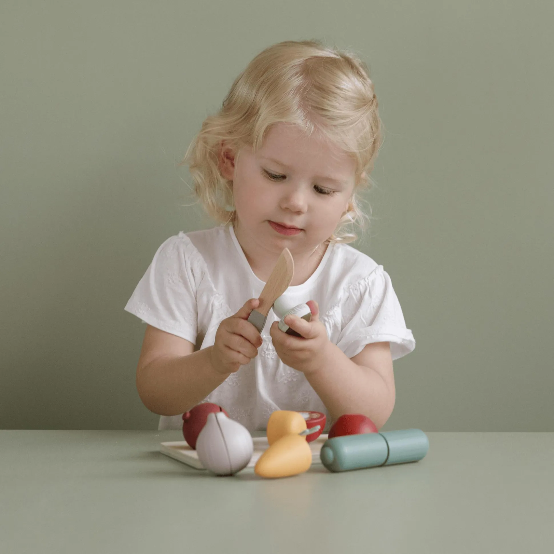 Holz-Gemüse zum Schneiden