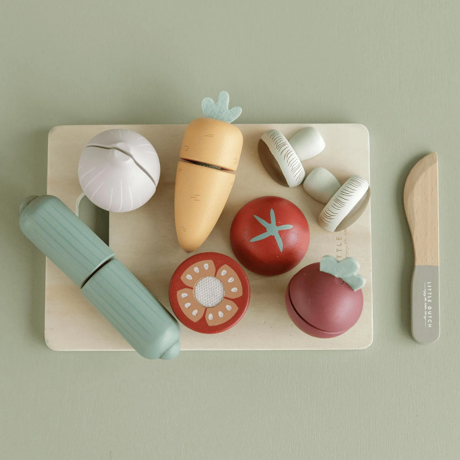 Holz-Gemüse zum Schneiden