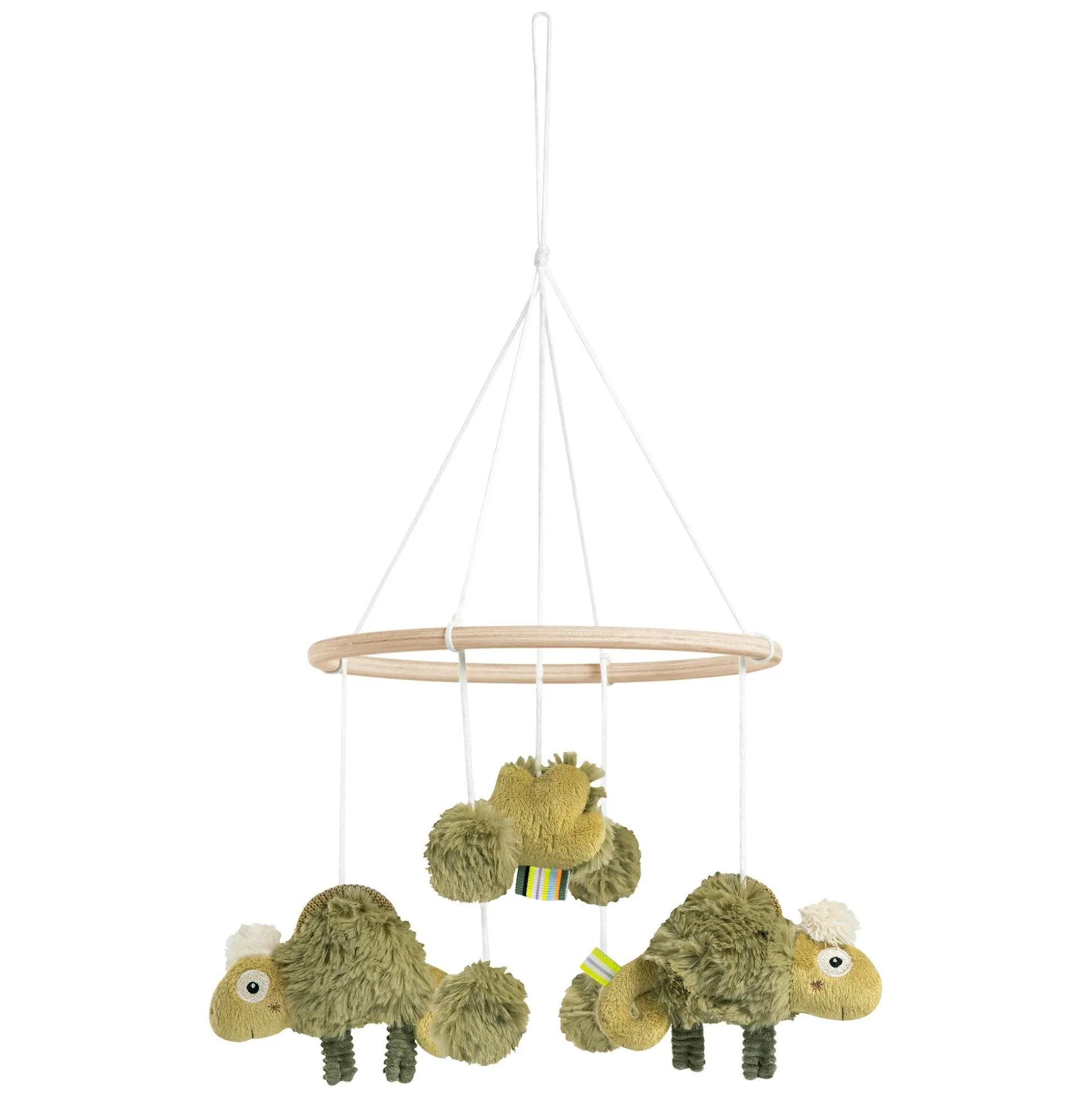 Holz-Mobile Chamäleon