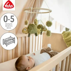 Holz-Mobile Chamäleon