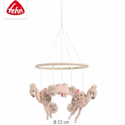 Holz-Mobile Flamingo