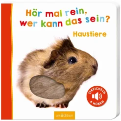 Hör mal rein, wer kann das sein? Haustiere