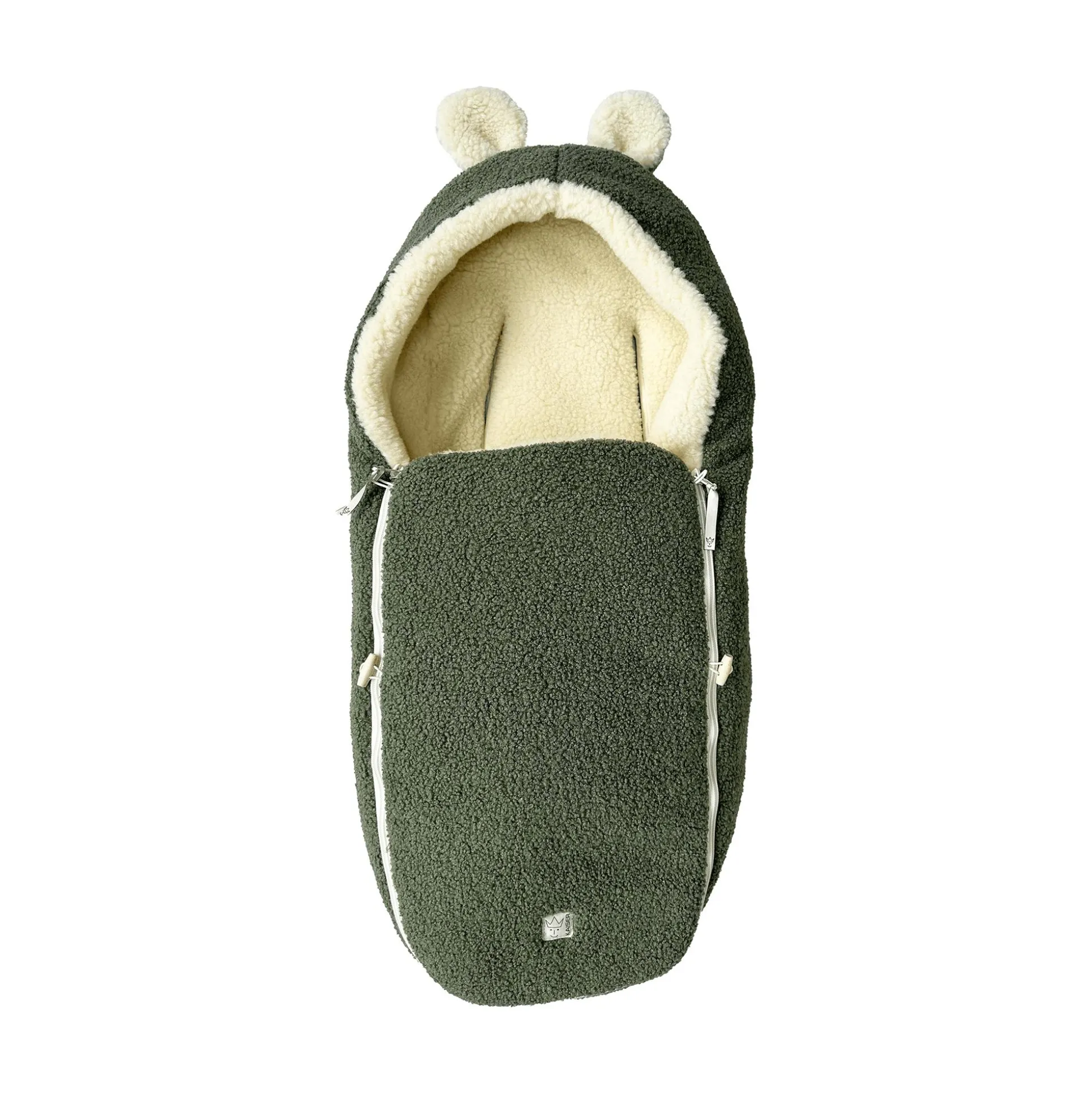 HUKKY Babyschalen Fußsack Mineral Green