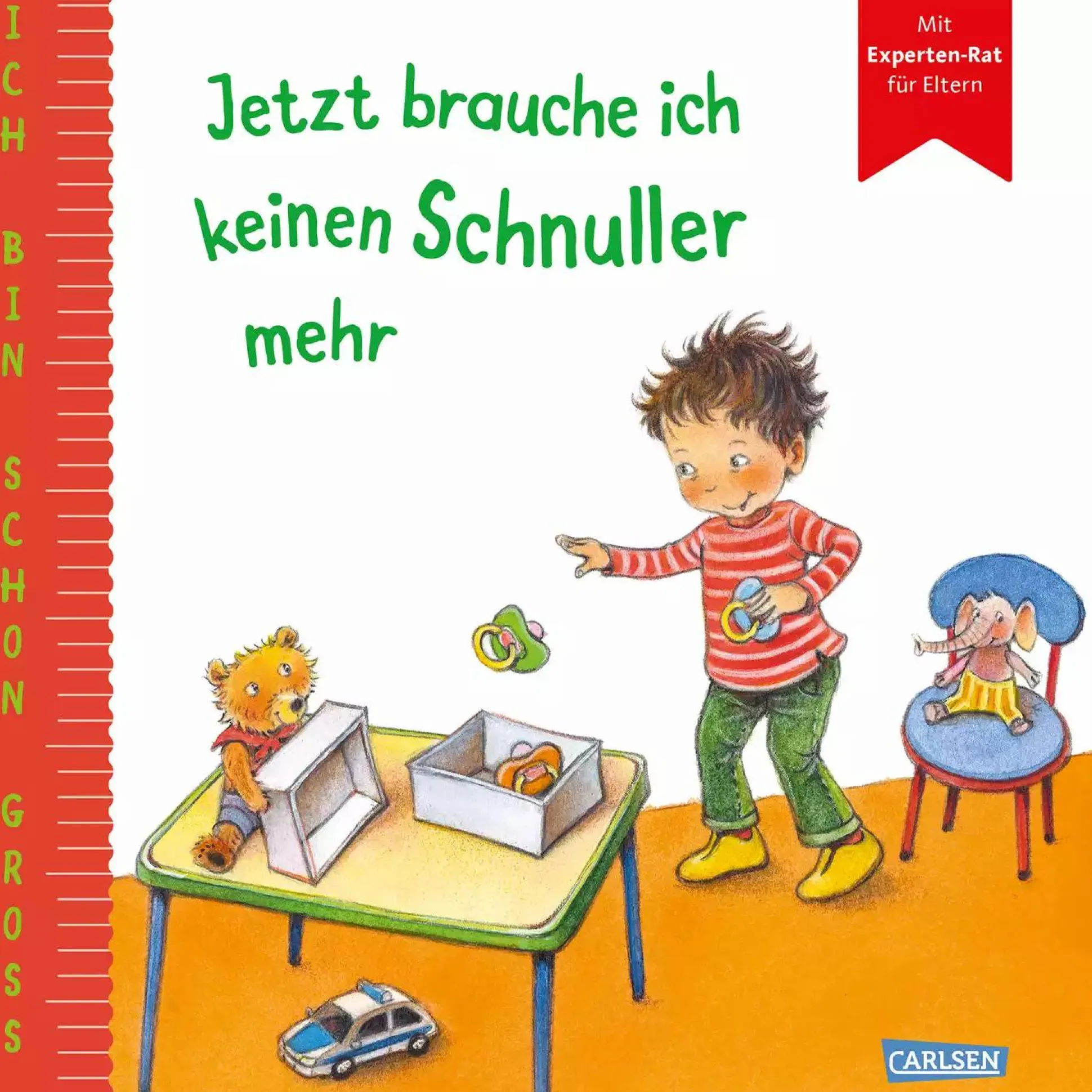 Ich bin schon groß: Jetzt brauche ich keinen Schnuller mehr