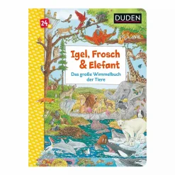 Igel, Frosch & Elefant: Das große Wimmelbuch der Tiere
