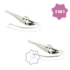 2-in-1 Babywippe Lichen