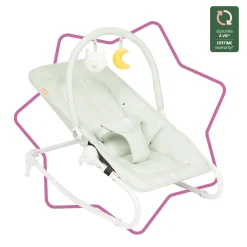 2-in-1 Babywippe Lichen