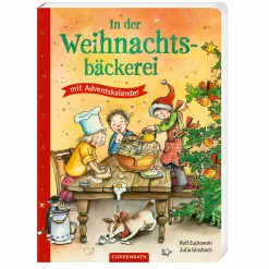 In der Weihnachtsbäckerei – Buch mit Adventskalender