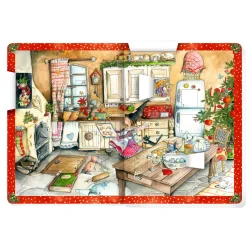 In der Weihnachtsbäckerei – Buch mit Adventskalender