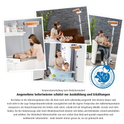 2in1 FeelWell Wickeltisch-Wärmestrahler