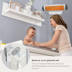 2in1 FeelWell Wickeltisch-Wärmestrahler