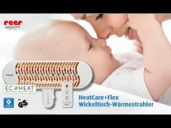 2in1 HeatCare+ Flex Wickeltisch-Wärmestrahler