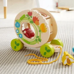 2-in-1 Ziehfigur und Sortierbox Blumenwiese