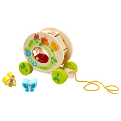 2-in-1 Ziehfigur und Sortierbox Blumenwiese