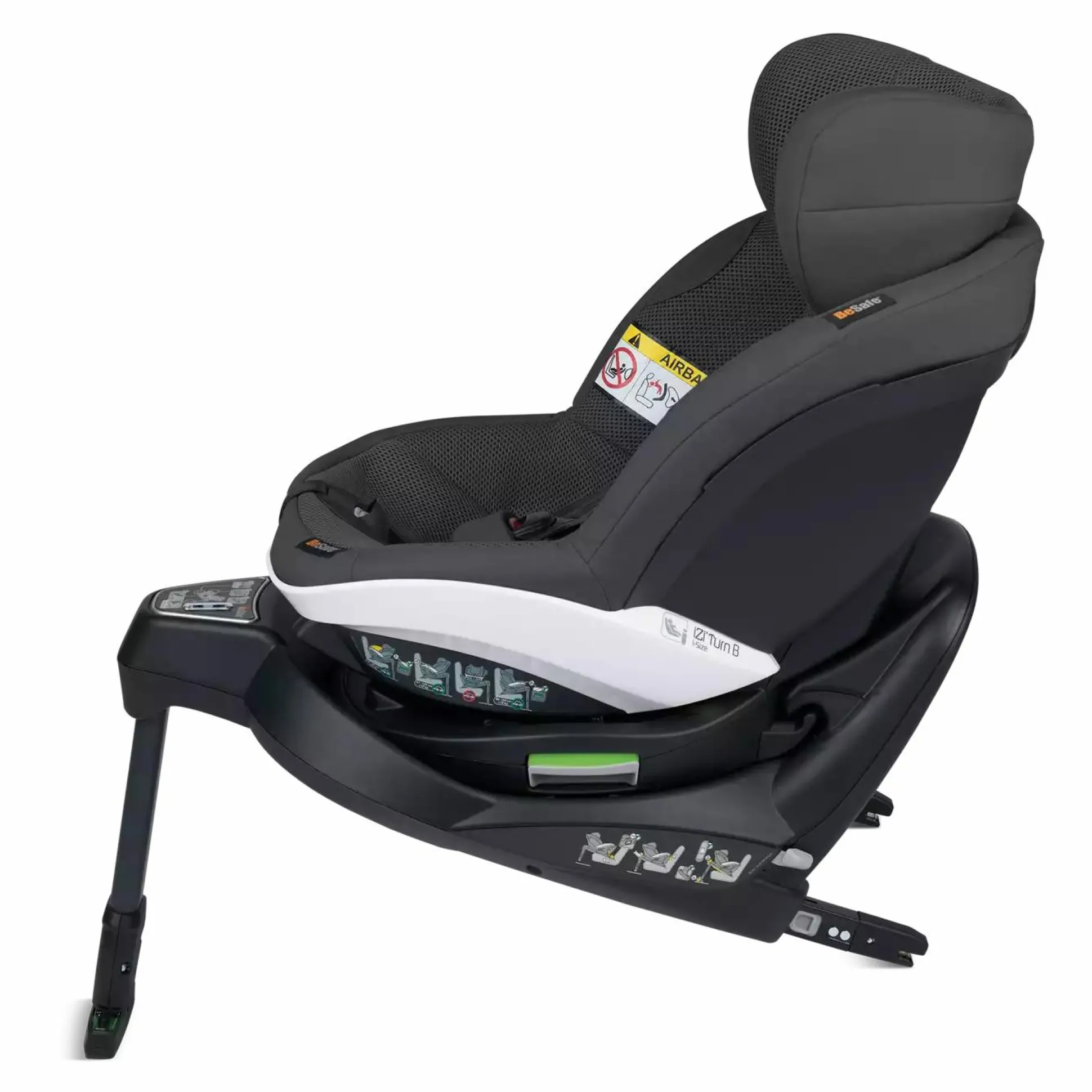 iZi Turn B i-Size Anthracite Mesh