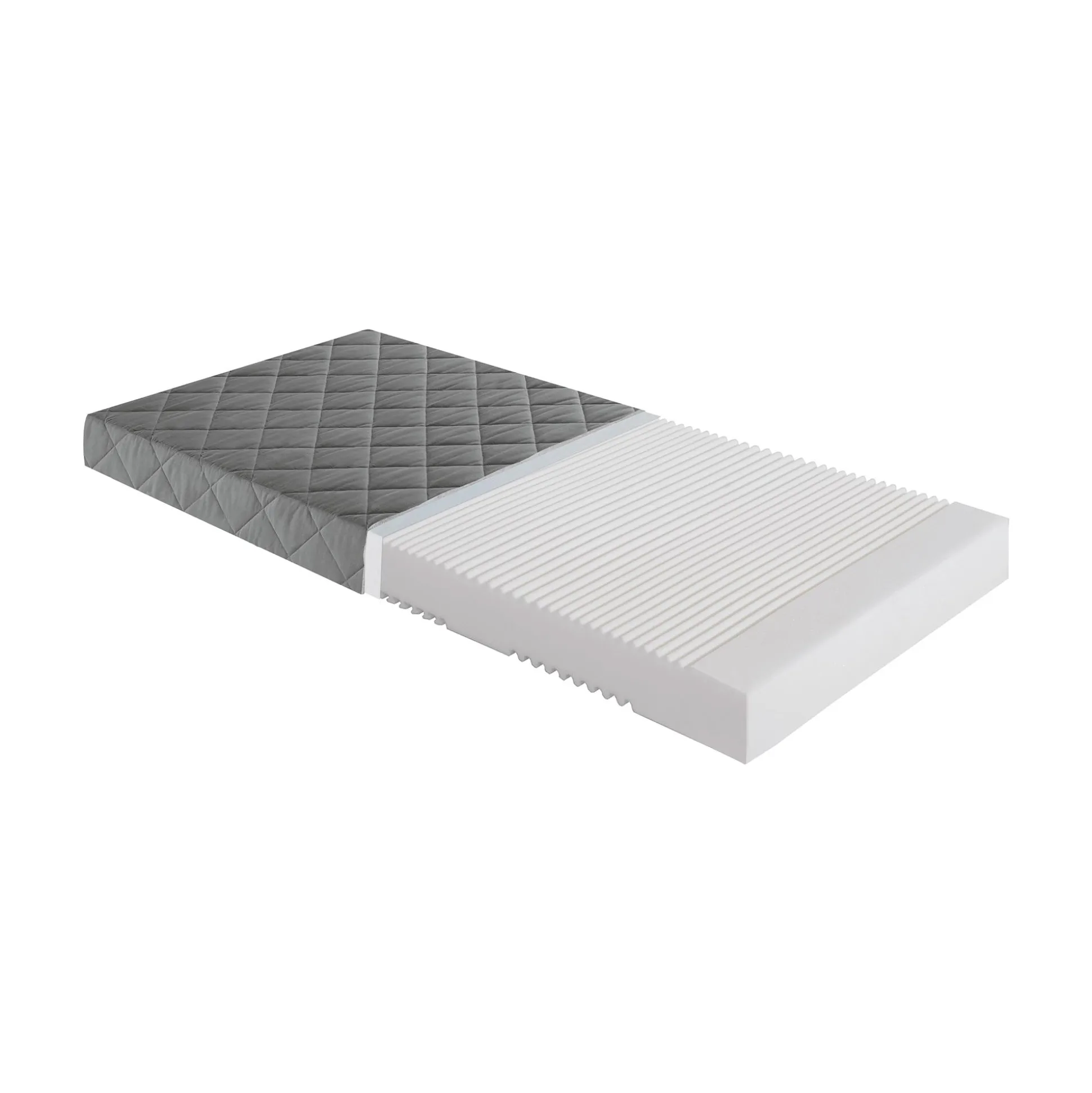 Kaltschaummatratze in Anthrazit 140 x 200 cm