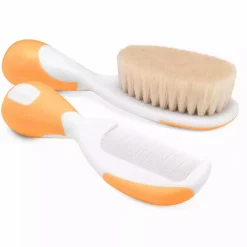 Kamm + Haarbürste mit Naturborsten