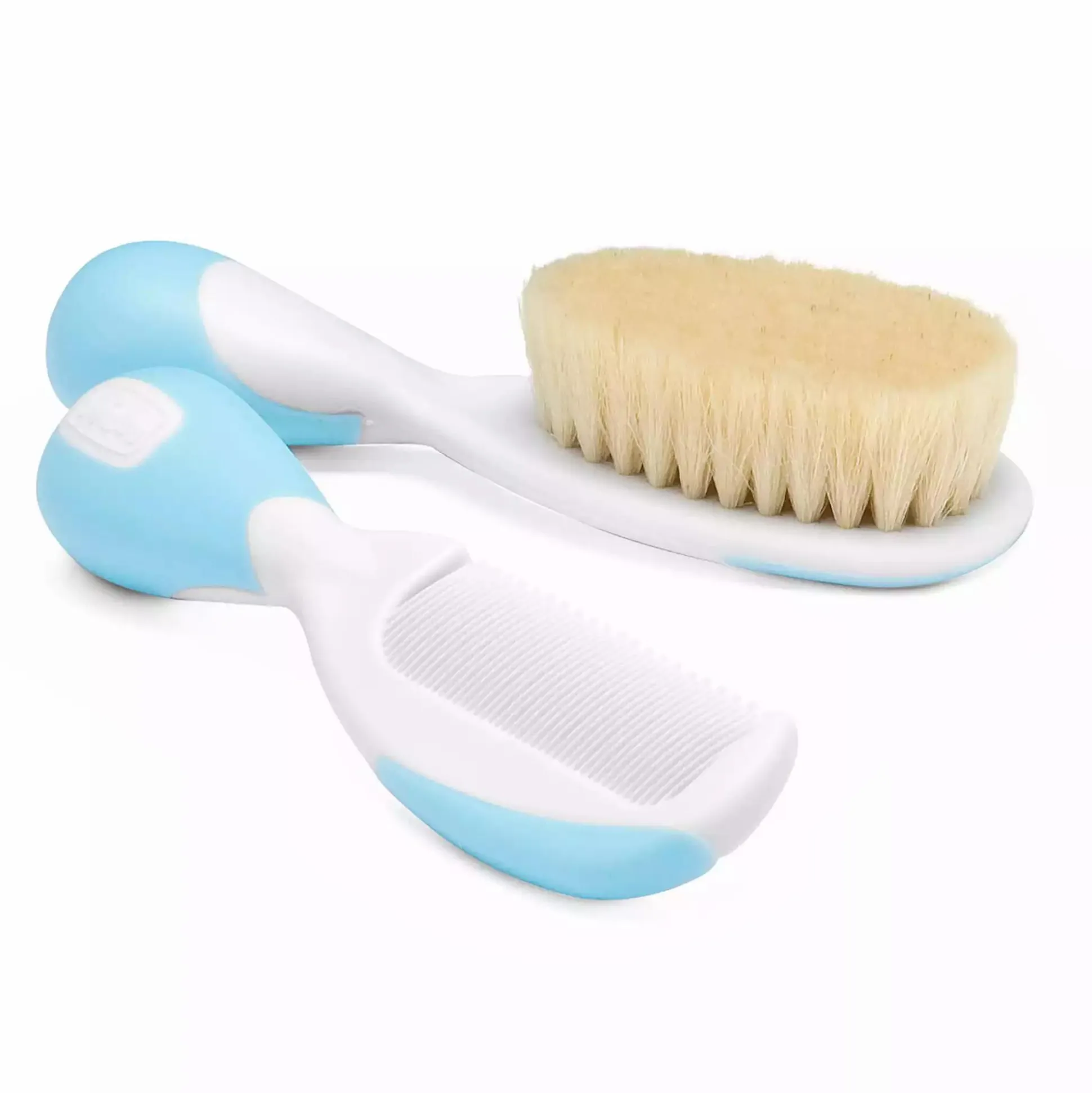 Kamm + Haarbürste mit Naturborsten