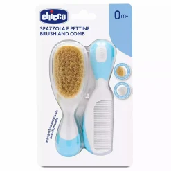 Kamm + Haarbürste mit Naturborsten